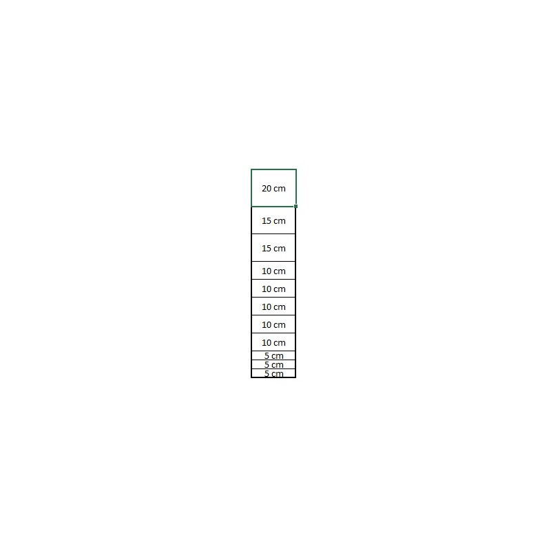 Mreža Standard - Normal 115 cm 